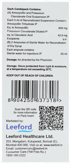 Cavmox Cv Es Dry Syrup 50ml